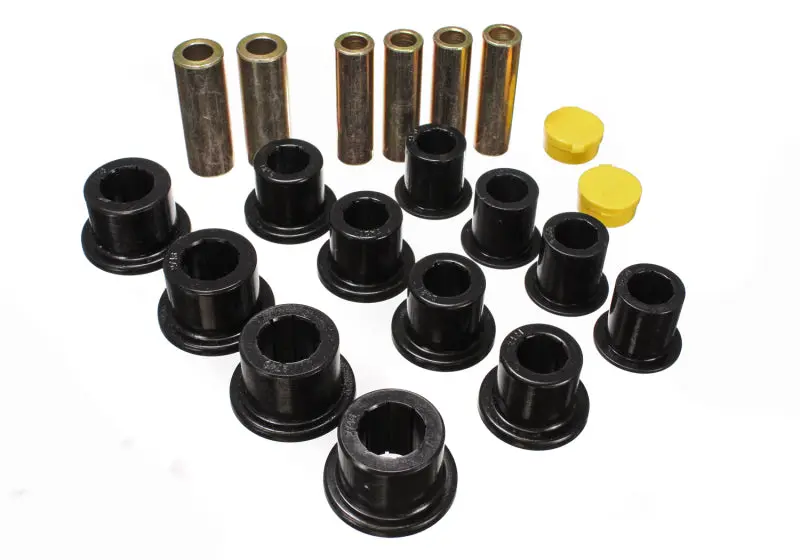 Energy Suspension Black Front Leaf Spring Bushing Set 00-04 Ford Excursion 4WD 99-04 F250 F350 4WD