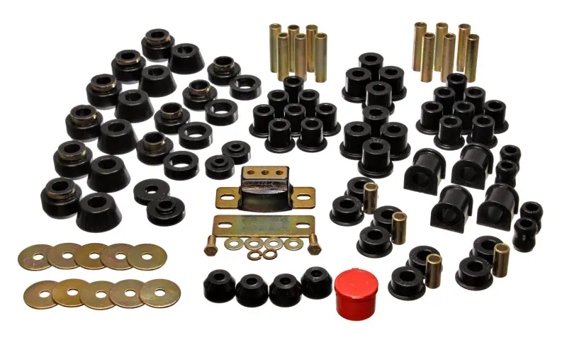 Energy Suspension Black Hyper-Flex Master Bushing Set 87-95 Jeep Wrangler YJ