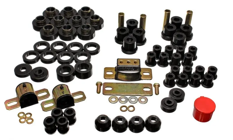 Energy Suspension Black Hyper-Flex Master Bushing Set 80-86 Jeep CJ7