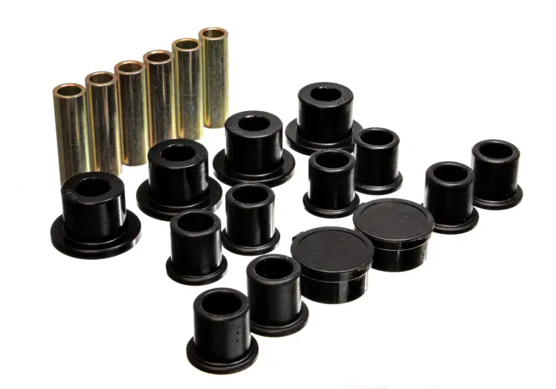 Energy Suspension Black Rear Leaf Spring Bushing Set 98-11 Ford Ranger
