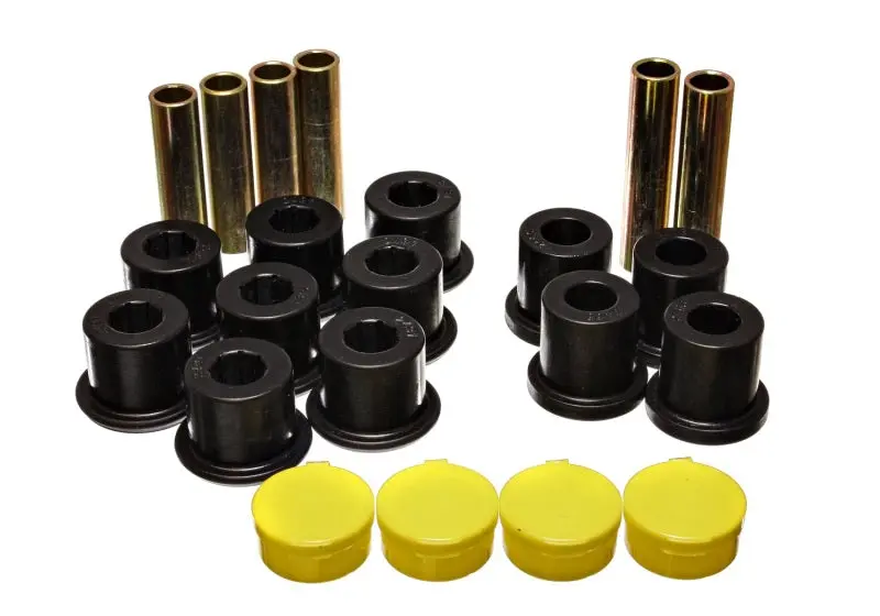 Energy Suspension Black Rear Leaf Spring Bushing Set 98-03 Dodge Durango 2WD 00-03 Durango 4WD