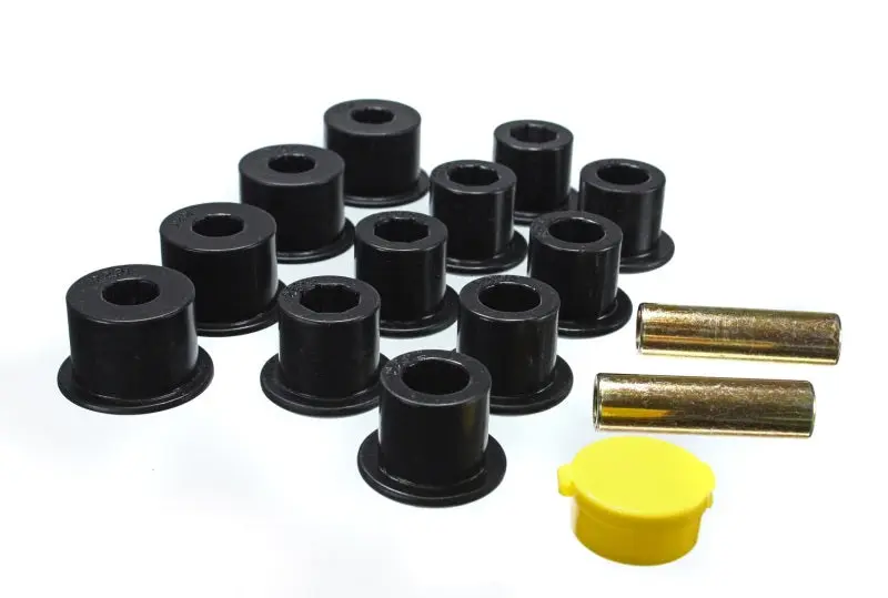 Energy Suspension Black Rear Leaf Spring Bushing Set 6/86-97 Nissan 720 and Hardbody Pickup 2WD