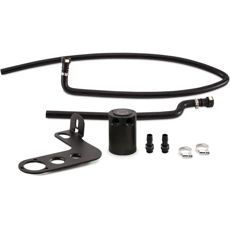 Mishimoto 10-15 Chevrolet Camaro SS Automatic Baffled Oil Catch Can Kit Black