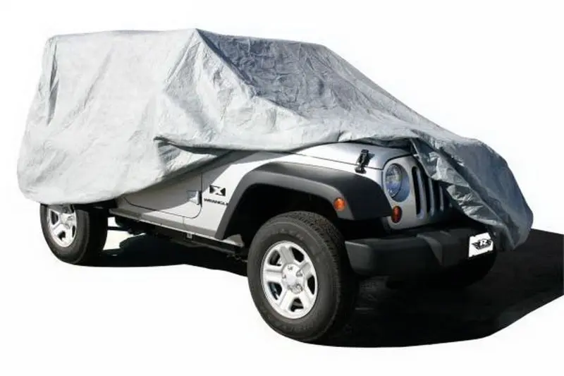 Rampage 2007-2018 Jeep Wrangler JK Car Cover Grey
