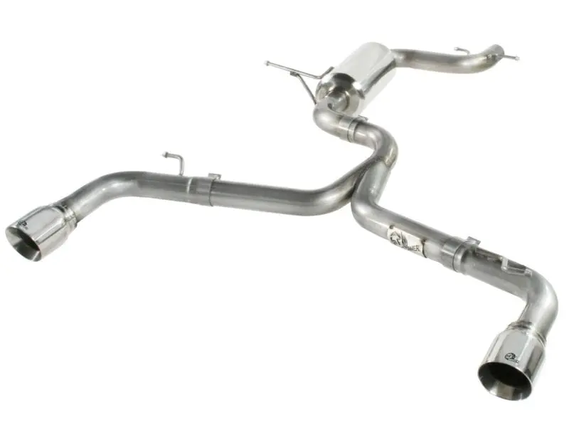 aFe MACHForce XP 304SS Cat-Back Exhaust Polished Tips 12-13 VW Beetle 2.0L Turbo