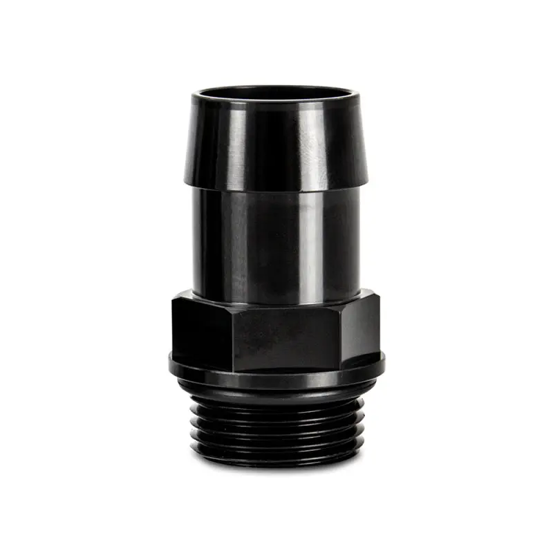 Mishimoto 1pc M27x2.0 1in Black Aluminum Catch Can Fitting Oil Systems