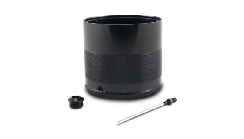 Vibrant Small 0.75L Catch Can Reservoir Dipstick Engine Oil Baffle System