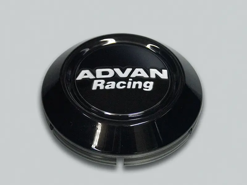 Advan 63mm Low Centercap - Black Advan Performance Wheels
