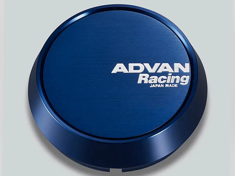 Advan 63mm Middle Centercap Blue Anodized Wheel Accessory