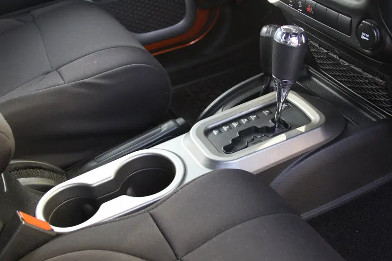 Rugged Ridge Charcoal Center Cup Console 11-18 Jeep Wrangler JK Automatic Transmission