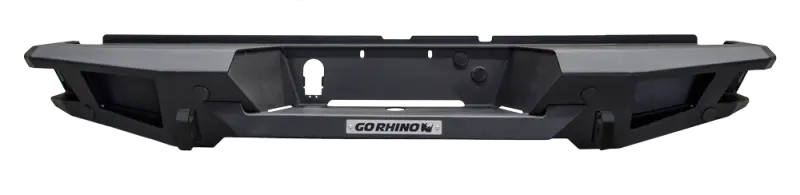 Go Rhino 14-19 Chevrolet Silverado 1500 LD (Classic) BR20 Rear Bumper Replacement - Black Finish