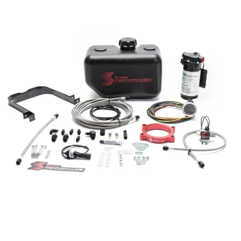 Snow Performance 10-15 Camaro Stage 2 Boost Cooler Water Injection Kit SS Braided Line & 4AN Fittings