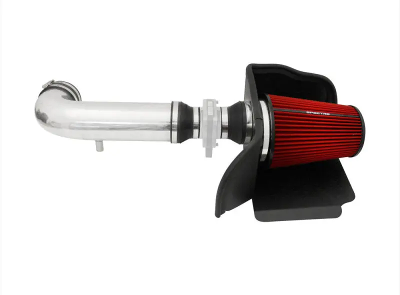 Spectre 94-96 Chevy Caprice Impala SS V8 5.7L Polished Air Intake Kit Red Filter