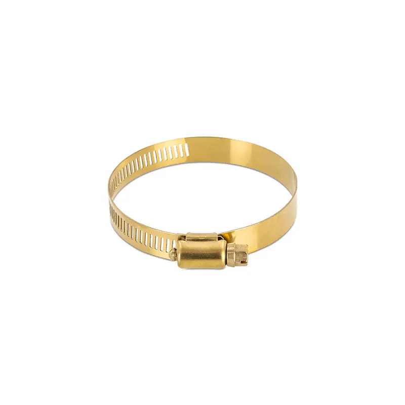 Mishimoto High-Torque Worm Gear Clamp 52mm-76mm Gold Pack 2