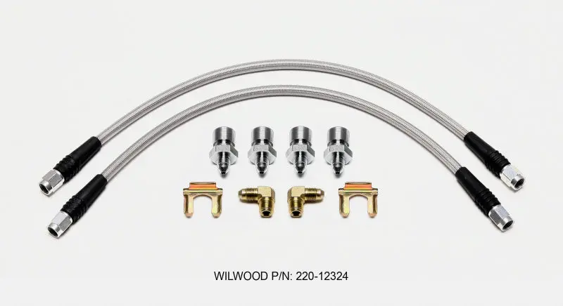 Wilwood Flexline Brake Line Kit 41-56 Buick - Stainless Steel Upgrade
