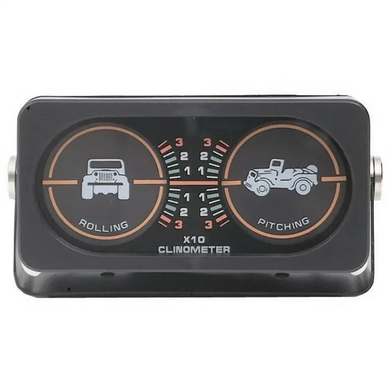 Rampage 1999-2019 Universal Clinometer Black Off-Road Navigation