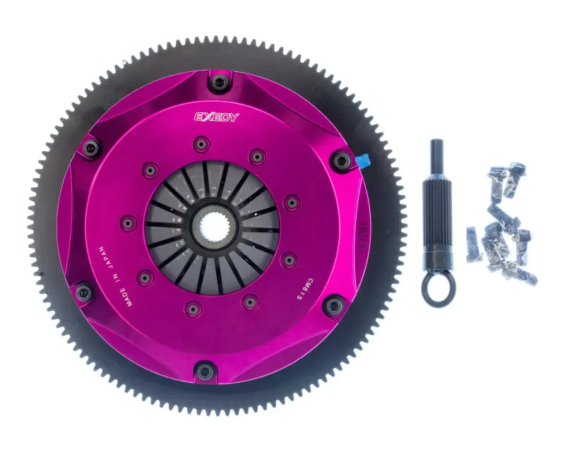 Exedy Hyper Twin Cerametallic Clutch Kit 2006 Saab 9-2X Aero H4 Sprung Center Disc Push Type Cover