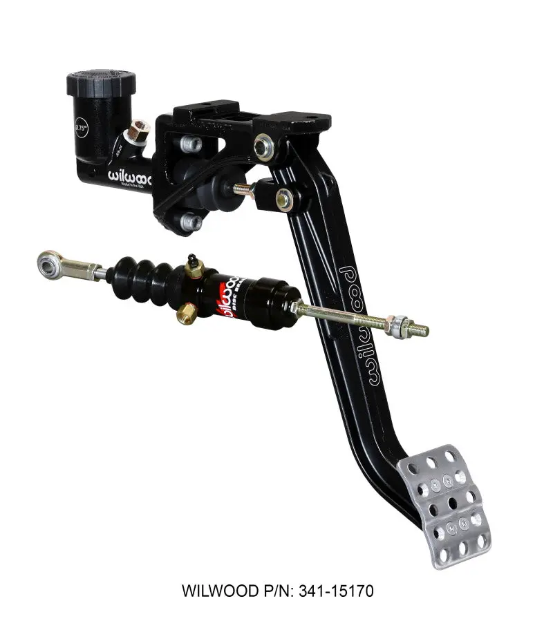 Wilwood Forged Clutch Kit Adjustable Pedal Master Cylinder and Slave Swing Mount 7:1 Ratio