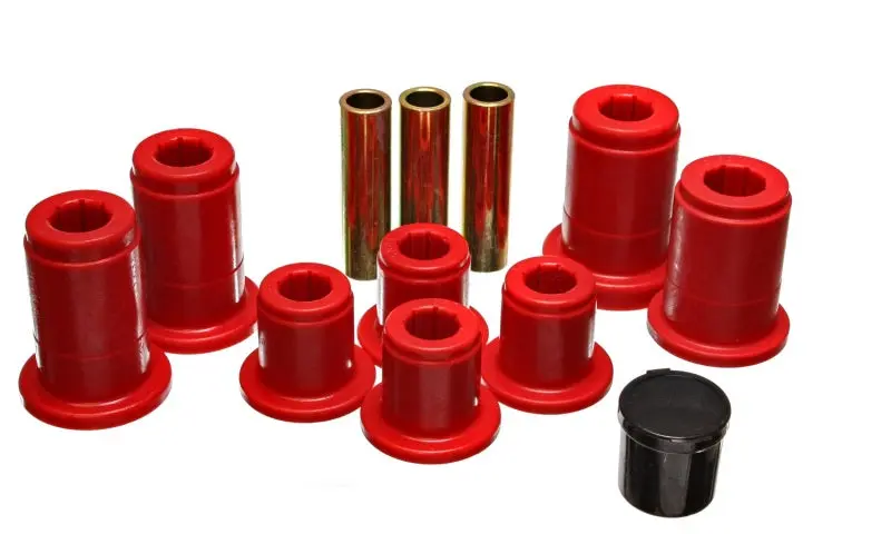 Energy Suspension Front Control Arm Bushing Set Red