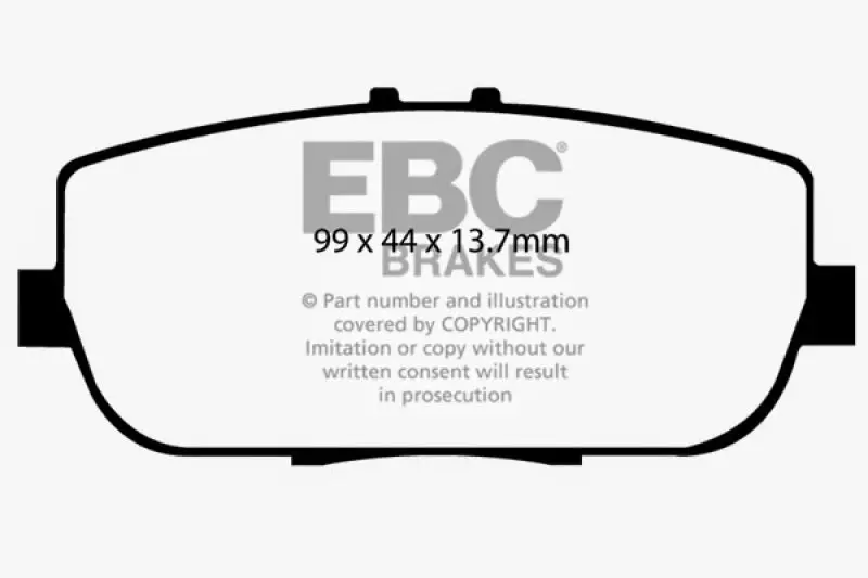 EBC Yellowstuff Rear Brake Pads 06-15 Mazda Miata MX5 2.0L Performance Driving