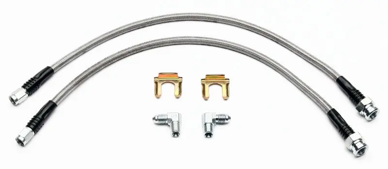 Wilwood Flexline Brake Hose Kit 97-04 Corvette SL4 SL6 or W4/6A Front Caliper