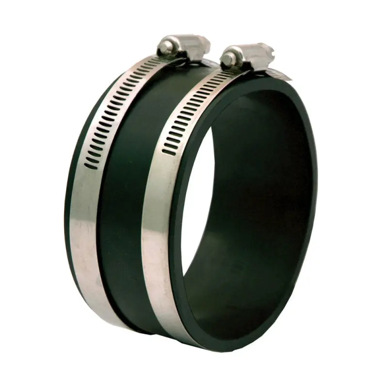 Spectre PVC Coupler 4in Black Straight Air Intake Connector