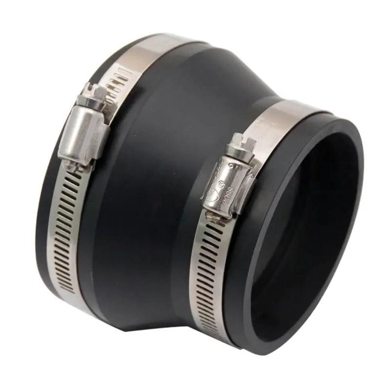 Spectre PVC Coupler Reducer 4in to 3in Black Air Intake Systems