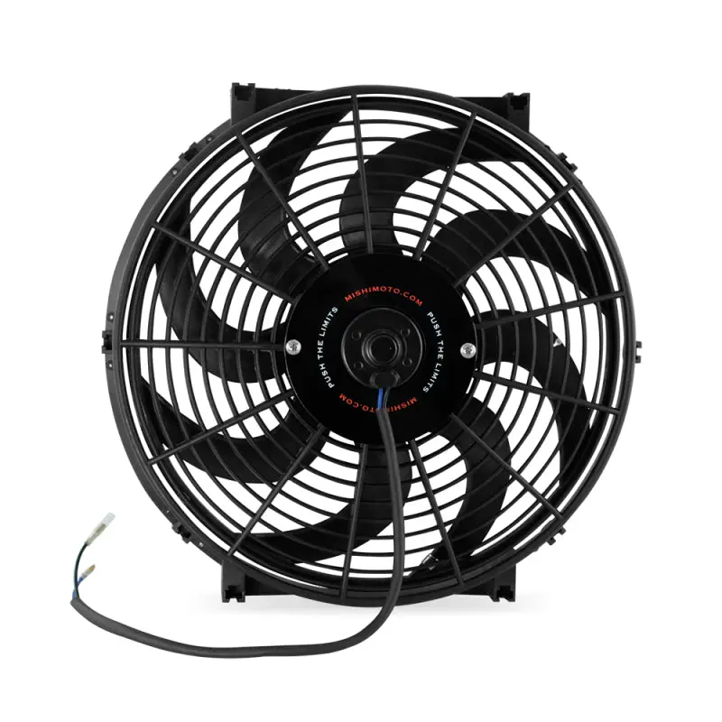 Mishimoto 14 Inch Curved Blade Electrical Fan 12V Advanced Airflow Design