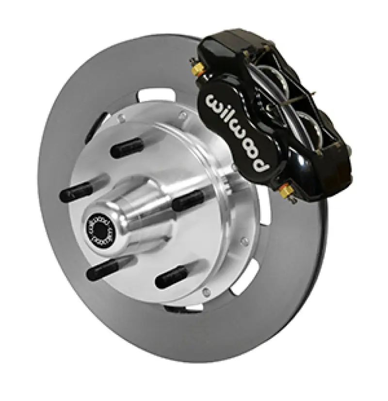 Wilwood Forged Dynalite Front Brake Kit 19.00in Plain Rotor Black WWE ProSpindle 5x5.00in Hub