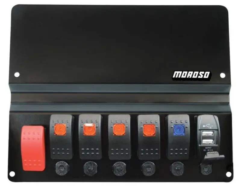 Moroso BMW E46 Dash Block Off Plate Switches