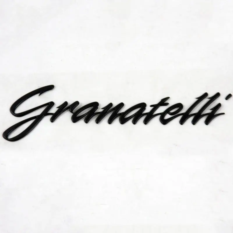Granatelli Logo Domed Decal Black Granatelli Motor Sports