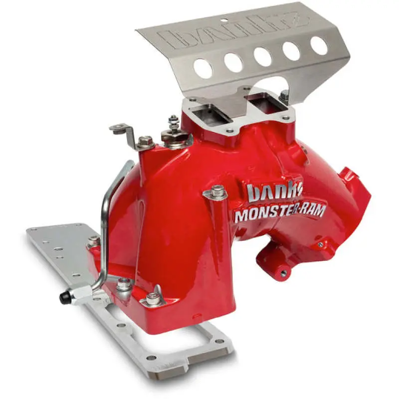 Banks Power 2007.5-2012 Ram 6.7L Monster-Ram Intake System Gen-2 Red Fuel Line and Heater System