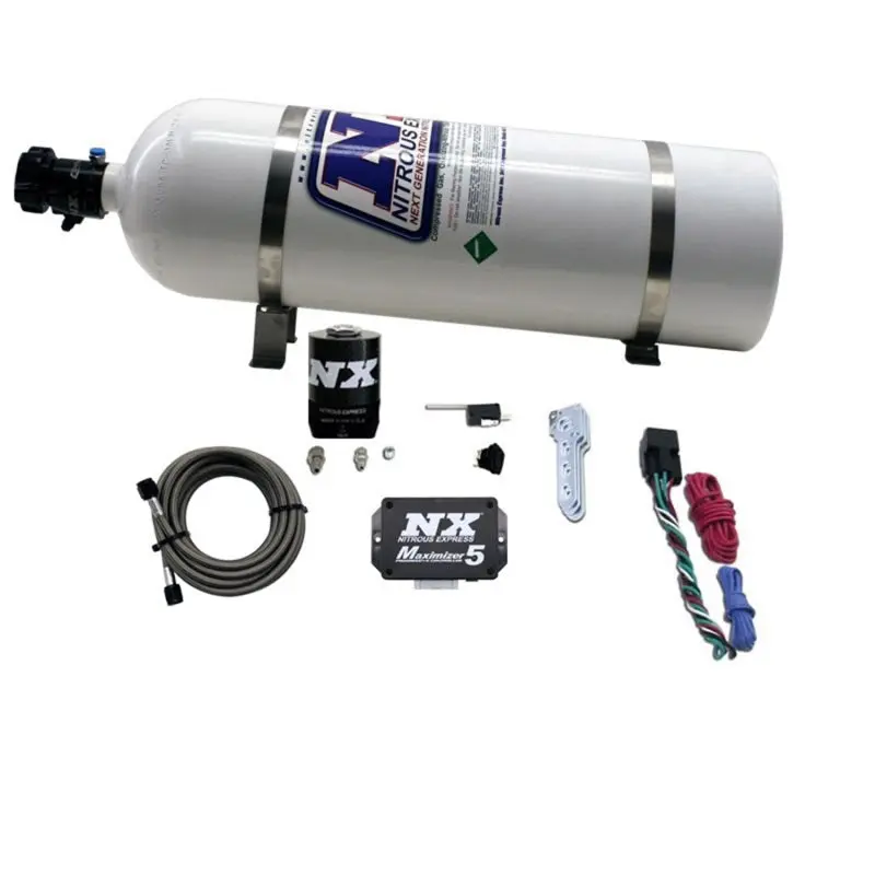 Nitrous Express Universal Diesel Nitrous Kit Progressive Controller and 15lb Bottle