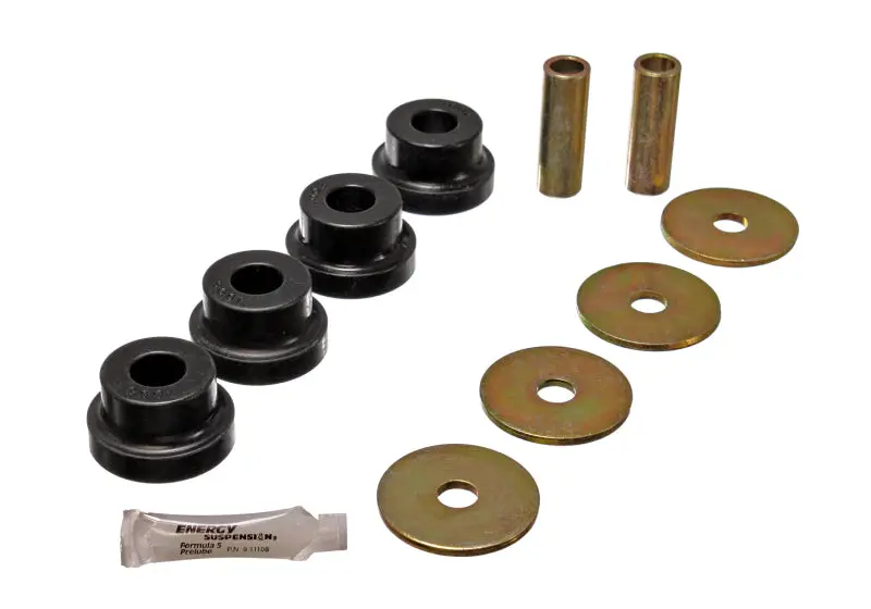 Energy Suspension 70-78 Nissan 240Z/260Z/280Z Black Differential Carrier Bushings - Mustache Bar Upgrade