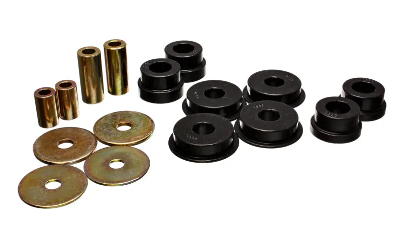 Energy Suspension Black Rear Differential Mustache Bar Bushing Set 03-05 Mitsubishi Lancer EVO 8