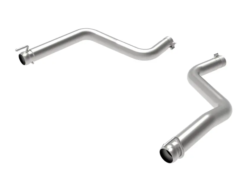 aFe MACHForce-XP 409 Stainless Steel Axle-Back Exhaust Polished Tip 2015-2020 Dodge Challenger Hellcat V8-5.7L Supercharged