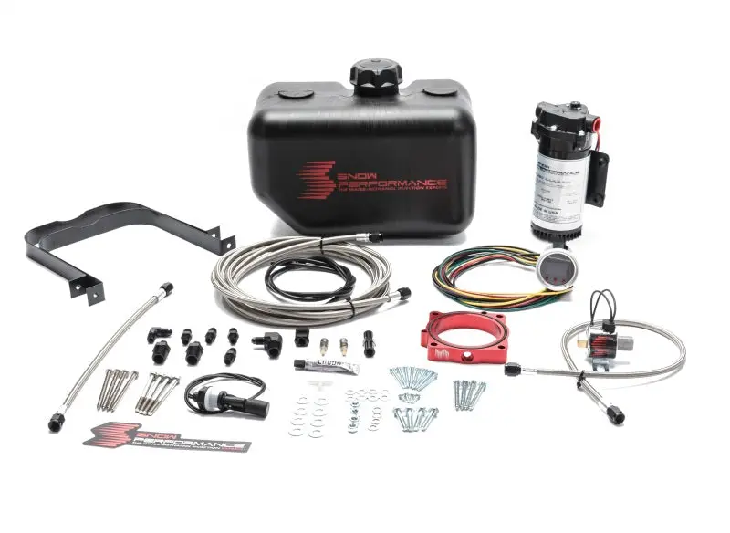Snow Performance 08+ Dodge Charger Stage 2 Boost Cooler Water Injection Kit SS Braided Line & 4AN Fittings
