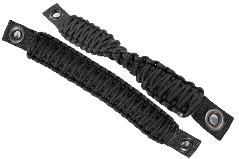 Fishbone Offroad Black Paracord Door Handles 97-06 Jeep Wrangler