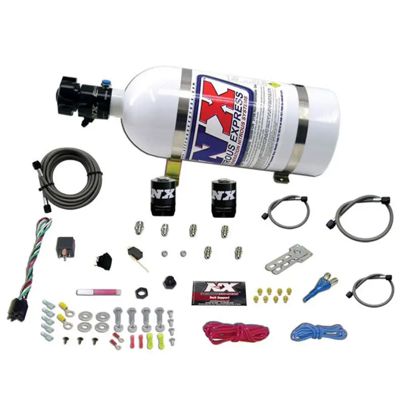Nitrous Express E85 Universal EFI Nitrous Kit Single Nozzle 10lb Bottle