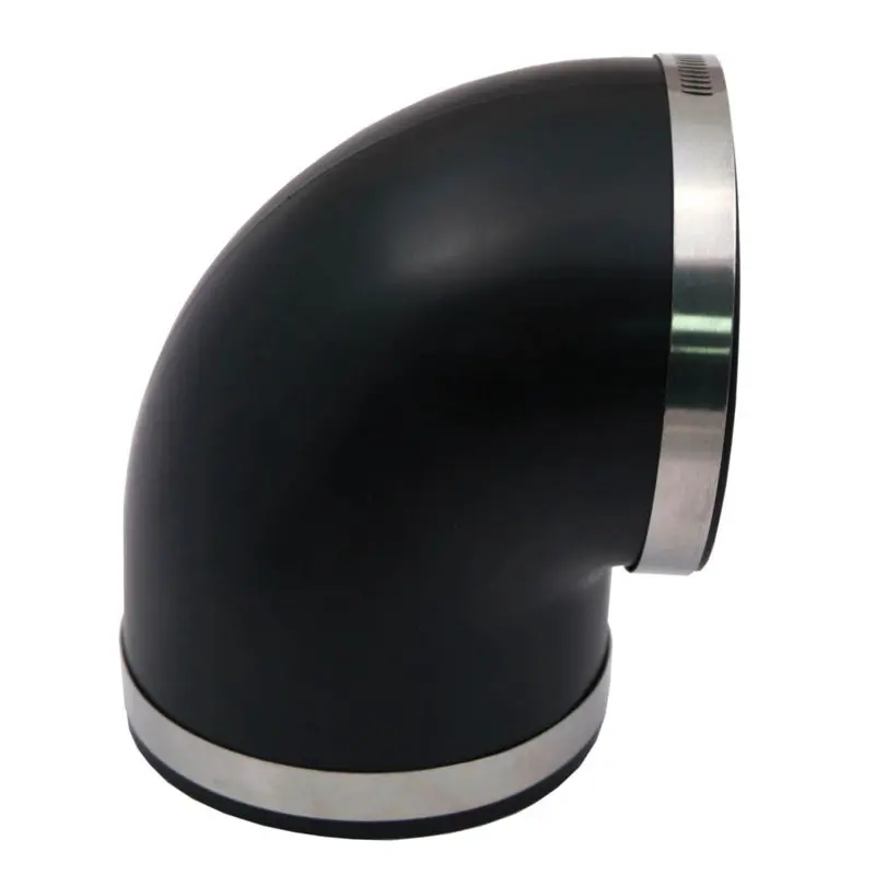 Spectre PVC 4in 90 Degree Elbow Coupler Black Air Intake