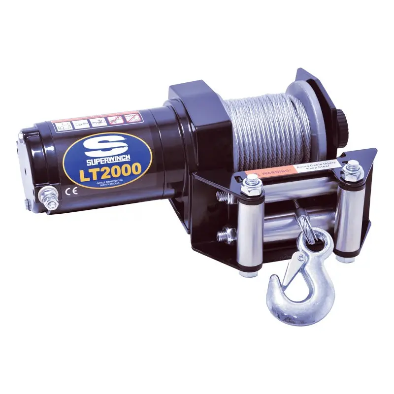 Superwinch LT2000 2000 LBS 12V DC Winch 5/32in x 49ft Steel Rope