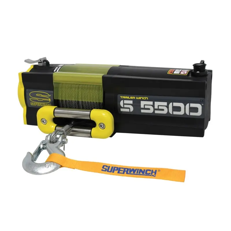 Superwinch S5500 5500 LBS 12V DC Winch 7/32in x 60ft Steel Rope