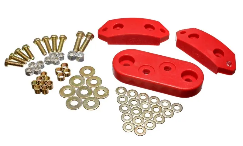 Energy Suspension 61-73 VW Beetle/70-73 Super Beetle Red Motor and Trans Mount Bushings Hardware