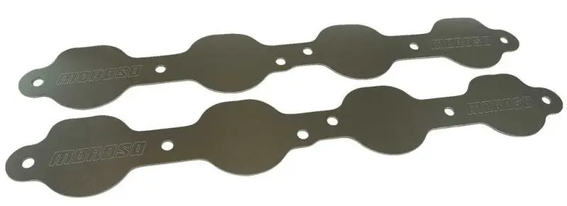 Moroso Chevy LS Exhaust Block Off Storage Plate Pair Engine Storage