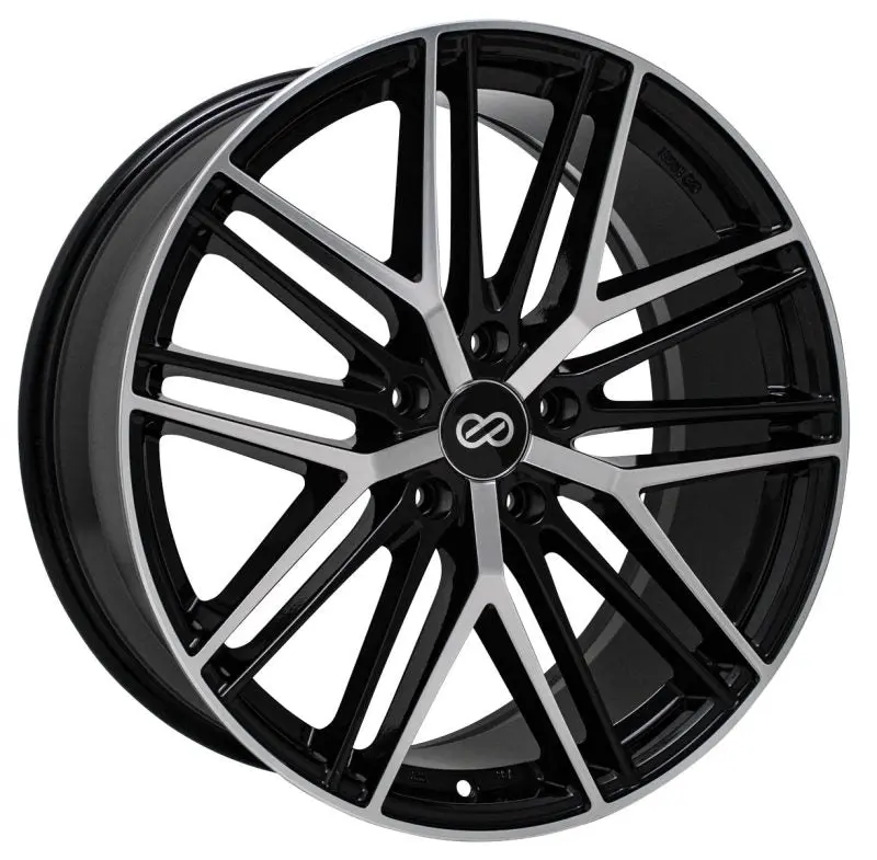 Enkei Phantom 18x8 5x108 40mm Offset Black Machined Wheel