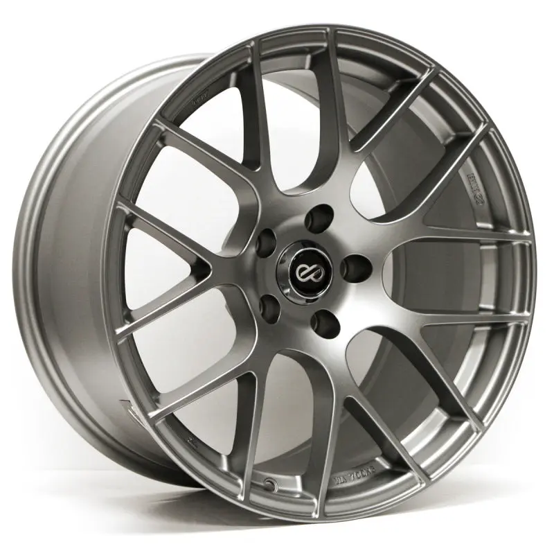 Enkei Raijin 18x8 Titanium Gray Wheel 5x114.3 Bolt Pattern 45mm Offset 72.6 Bore Diameter