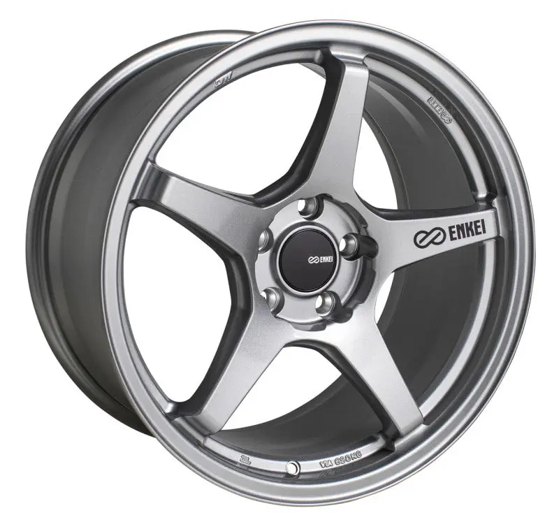 Enkei TS-5 18x8.5 Storm Grey Wheel 5x108 Bolt Pattern 40mm Offset 72.6mm Bore