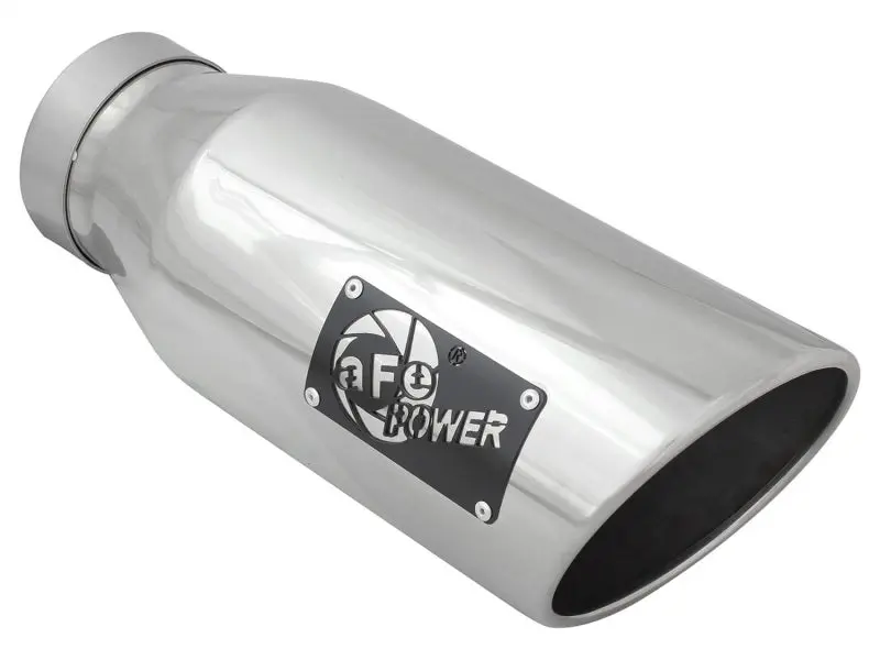 aFe Diesel Exhaust Tip Bolt On Polished 4in Inlet 6in Outlet 15in