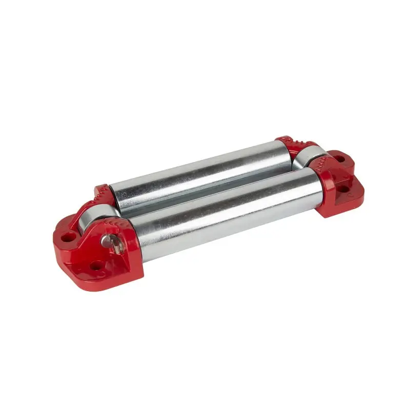 Rugged Ridge 4-Way Red Fairlead Roller Winch Cable Protection