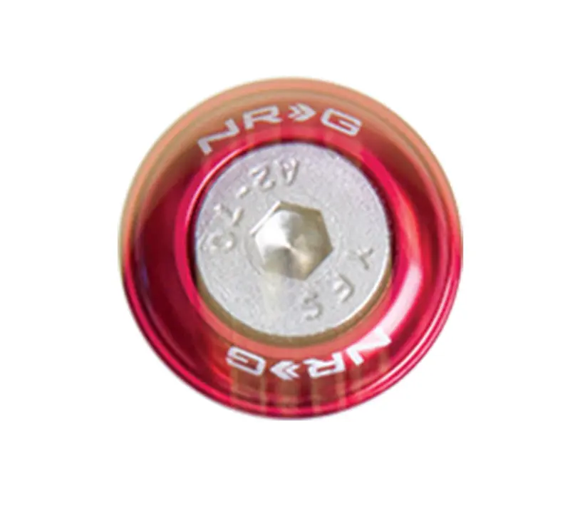 NRG Fender Washer Kit Rivets Metal Red - Set 10